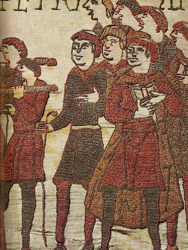 unknow artist detalj av bayeux-tapeten